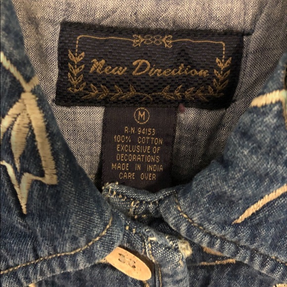 New Direction Women's Quilted Vest Sz M - Picture 4 of 4